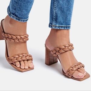 Dolce Vita braided sandals with chunky block heel
